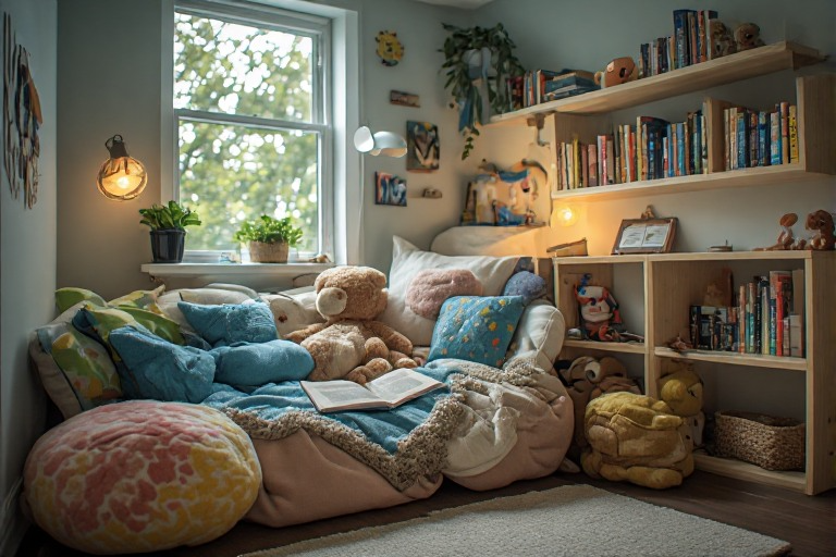 Kids Room Reading Nook Ideas That Make Reading Time So Much More Fun